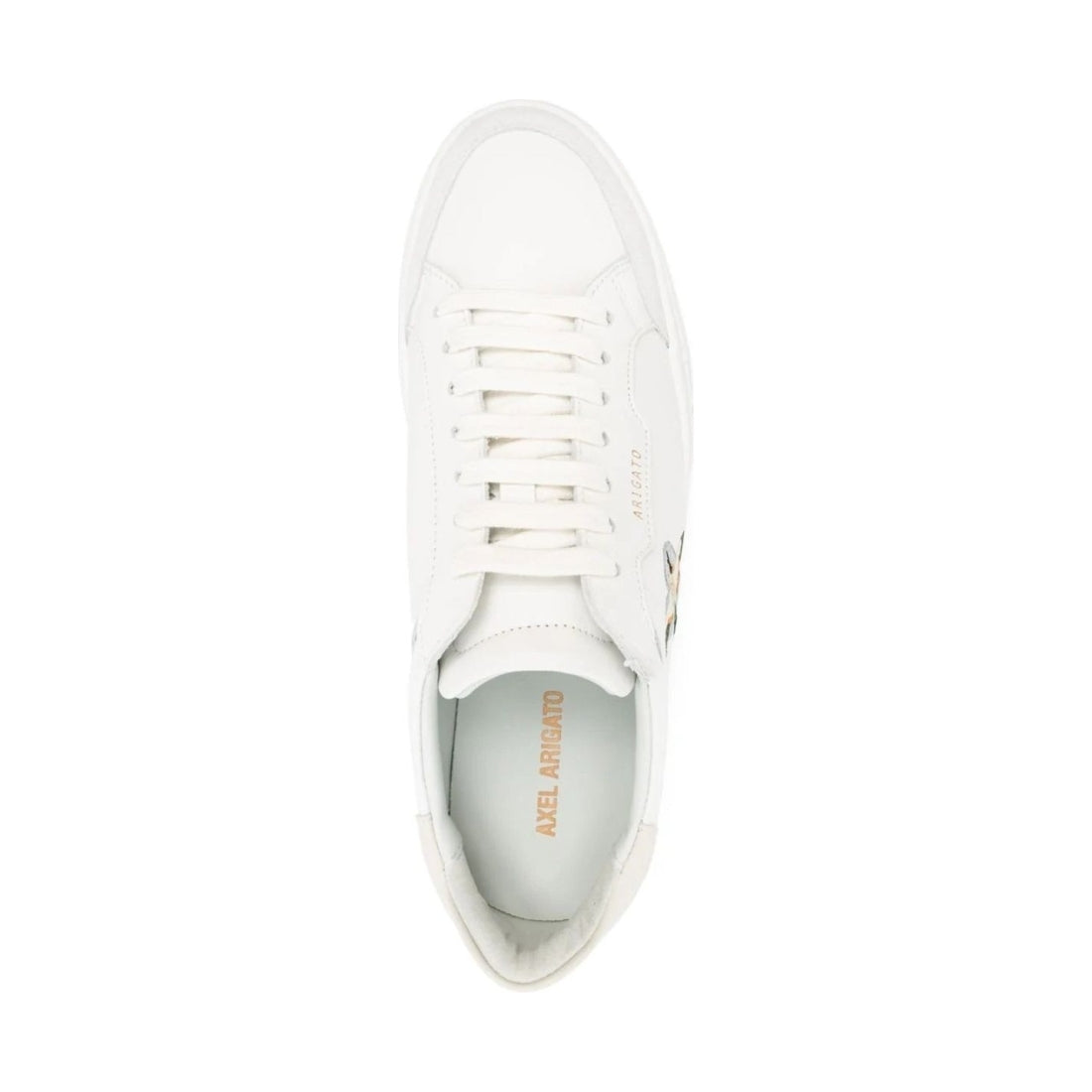 AXEL ARIGATO mens white, beige clean 180 bird sneaker | Vilbury London
