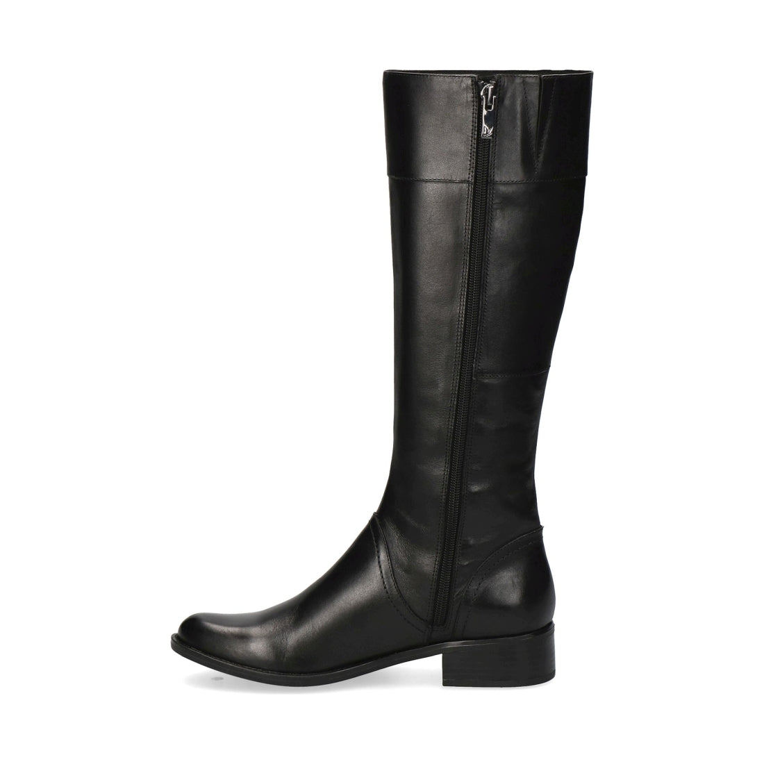 Caprice womens black nappa casual closed boots | Vilbury London