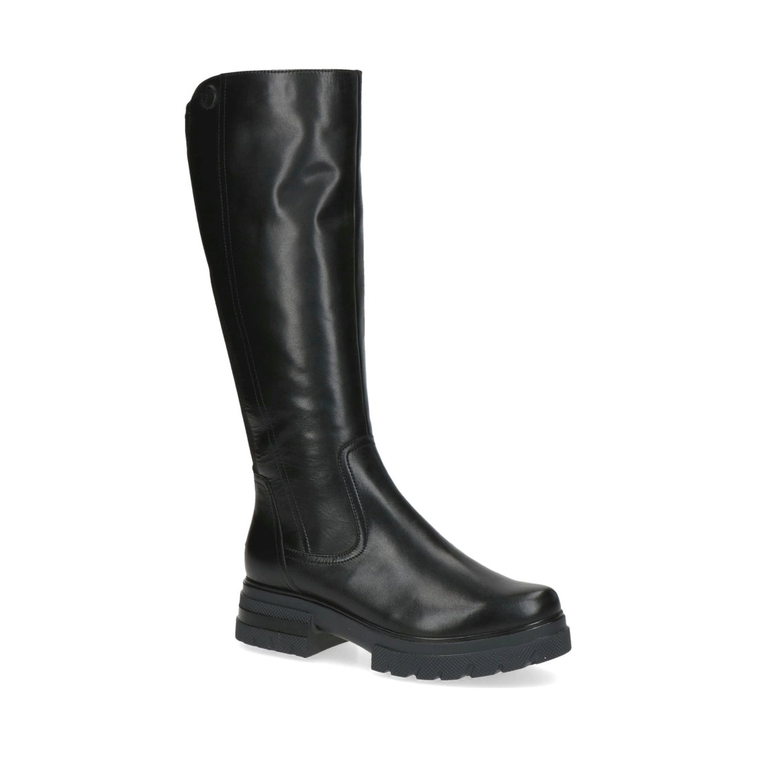 Caprice womens black comb casual closed boots | Vilbury London