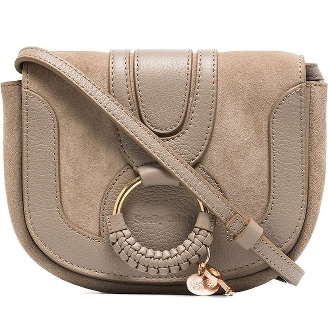 See By Chloe womens motty grey hana sbc mini bags | Vilbury London