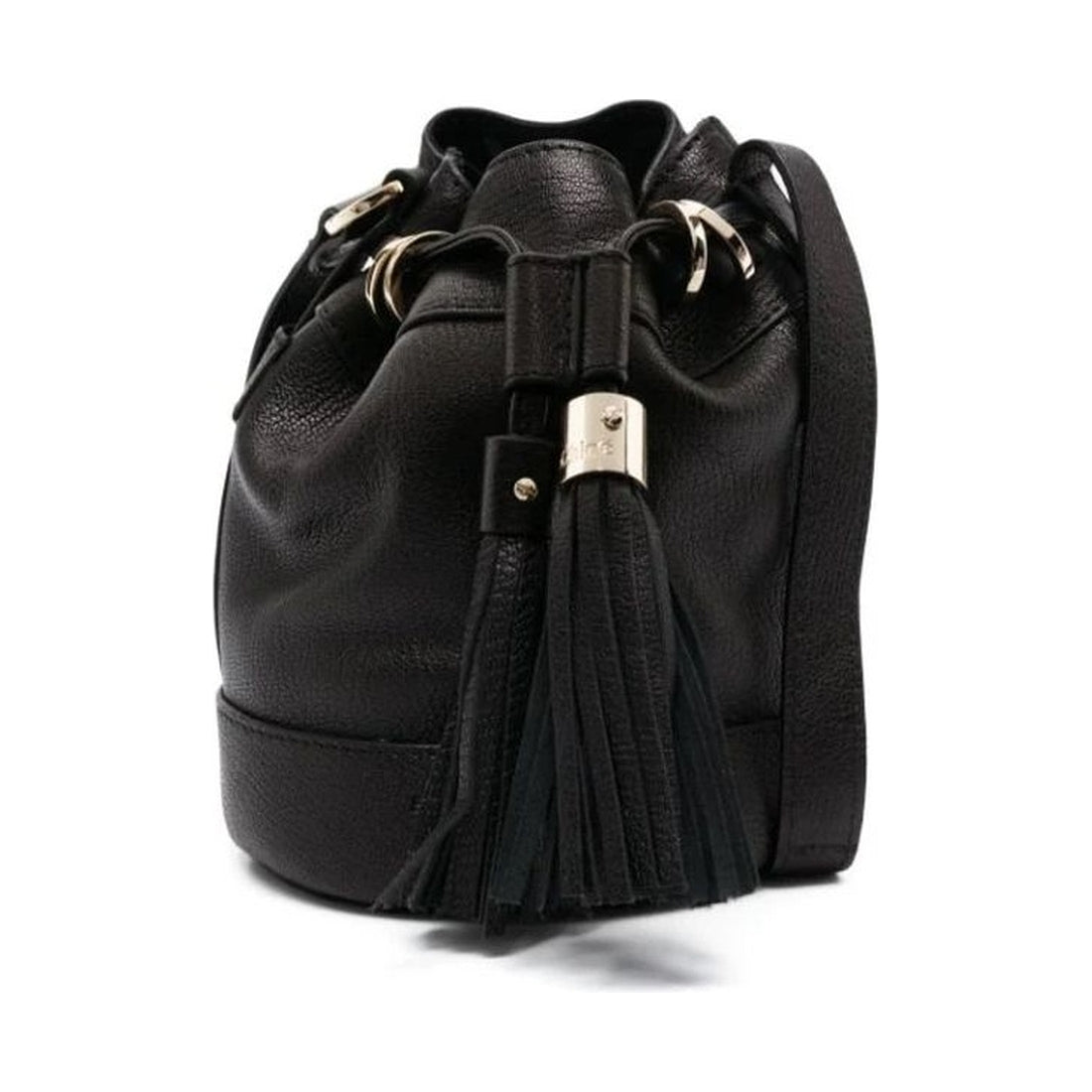 See By Chloe womens black vicki small bucket bag | Vilbury London