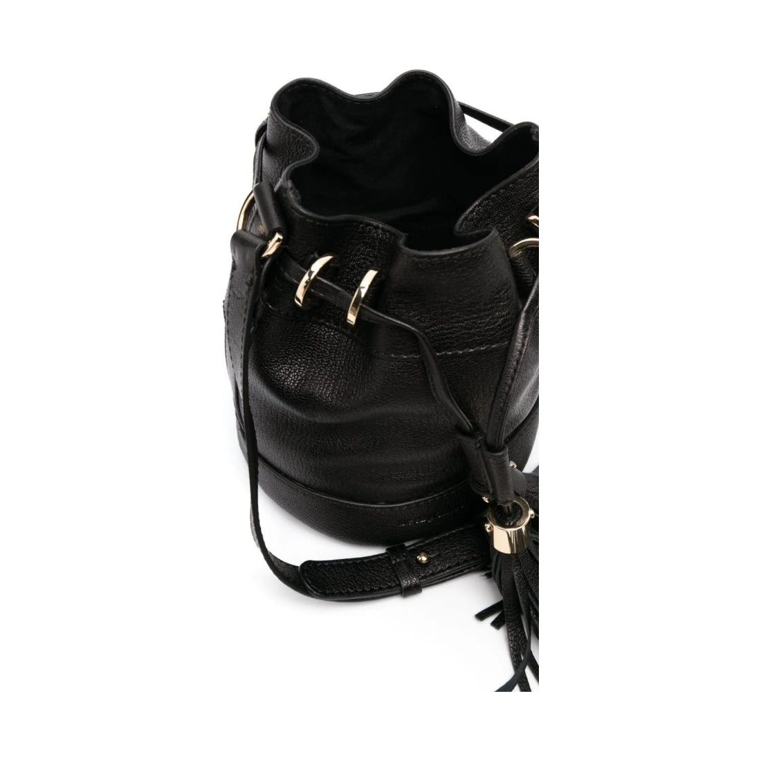 See By Chloe womens black vicki small bucket bag | Vilbury London