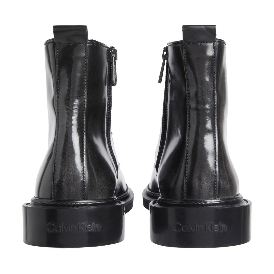 Calvin Klein mens black, magnet lace up boot | Vilbury London