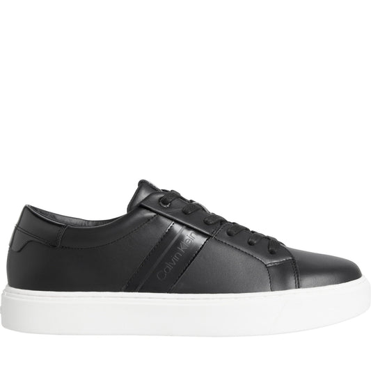 Calvin Klein mens black low top lace up sport shoe | Vilbury London
