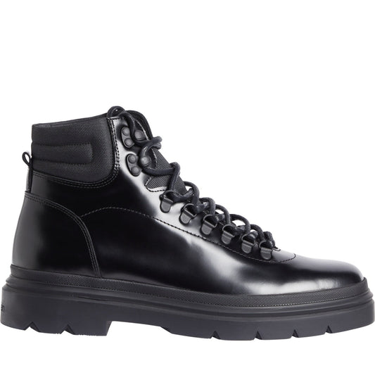 Calvin Klein mens black lace up boot | Vilbury London