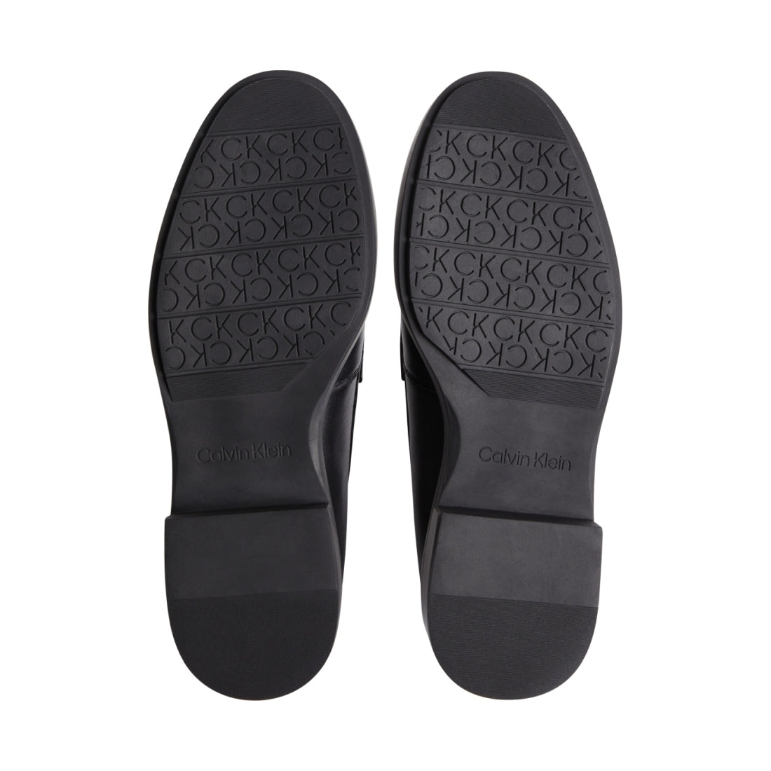 Calvin Klein womens black sole loafer | Vilbury London