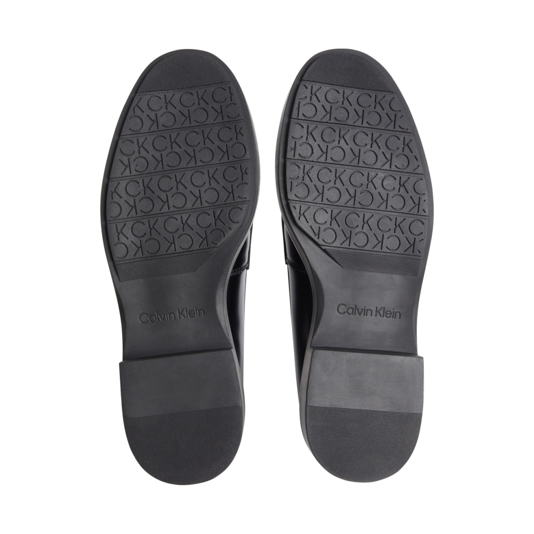 Calvin Klein womens black sole loafer | Vilbury London