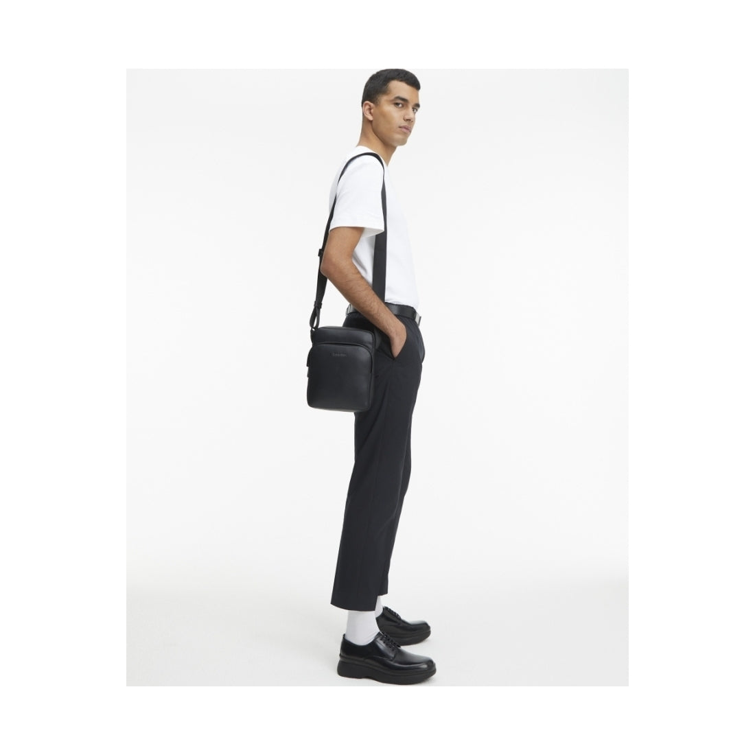 Calvin Klein mens black must reporter | Vilbury London