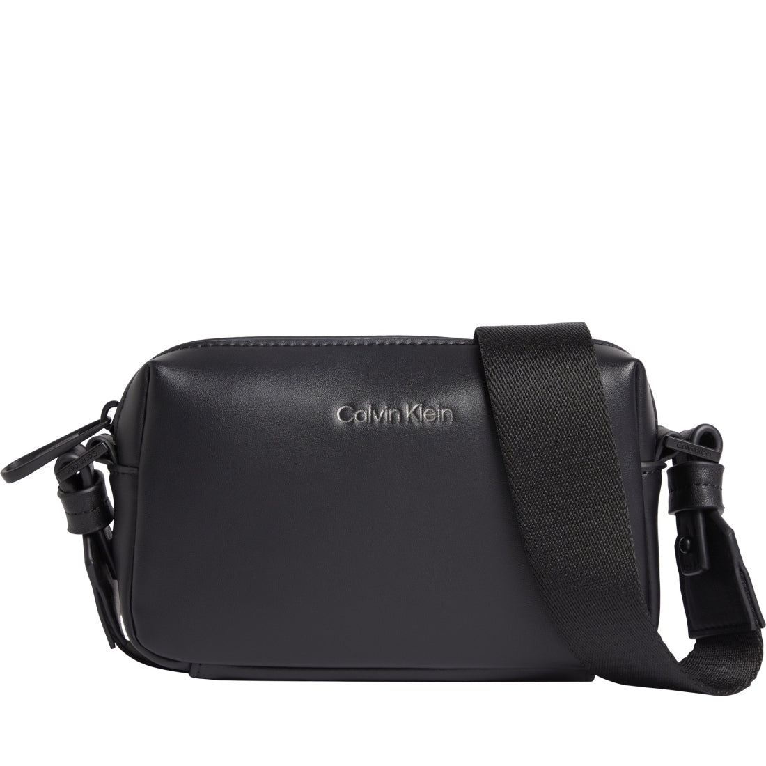 Calvin Klein mens black must camera bag | Vilbury London