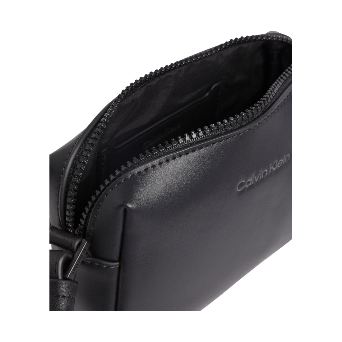 Calvin Klein mens black must camera bag | Vilbury London