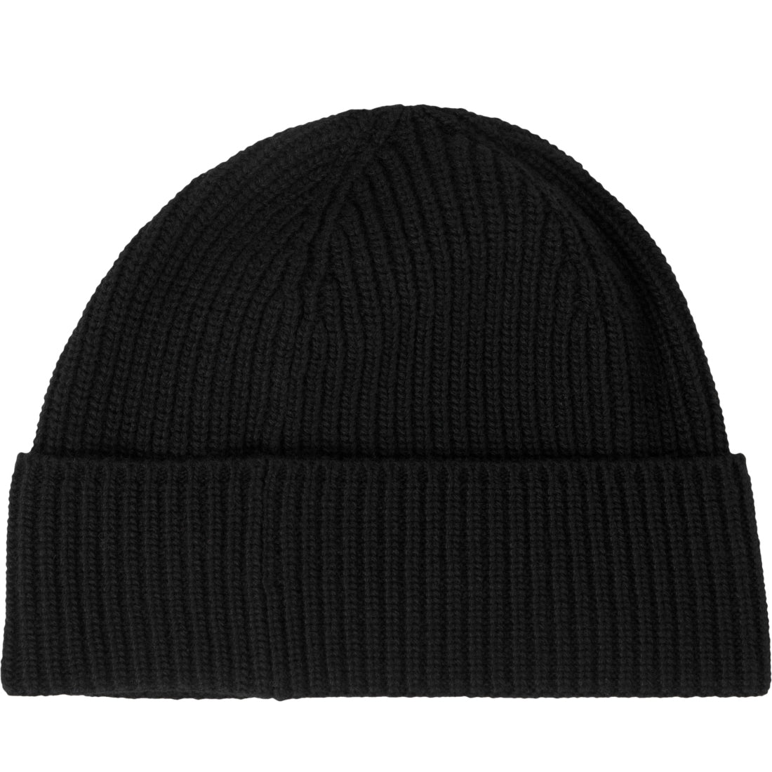 Calvin Klein mens black essential patch beanie | Vilbury London