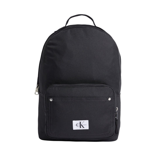 Calvin Klein Jeans mens black essentials campus backpack | Vilbury London