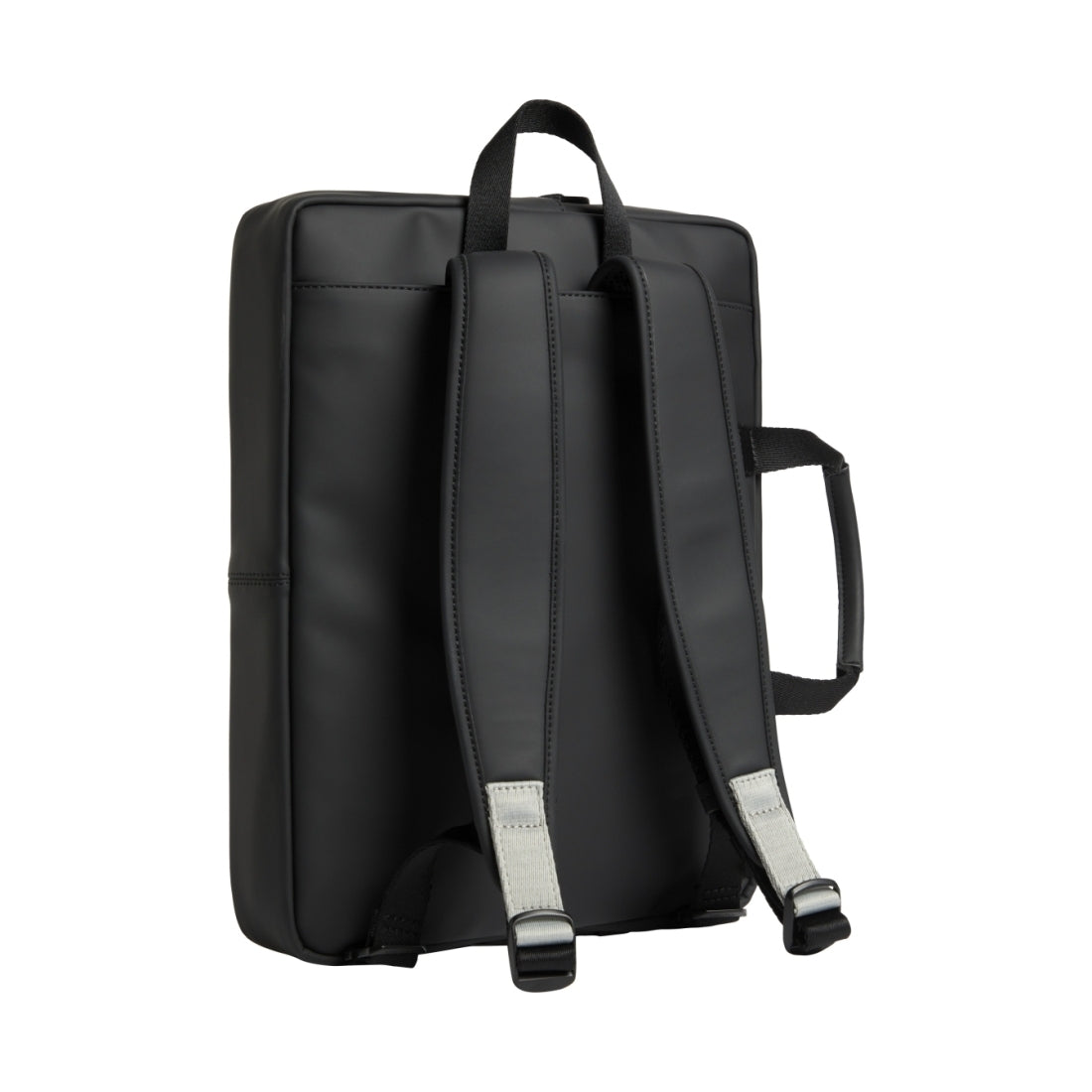 Calvin Klein mens black rubberized slim laptop bag | Vilbury London