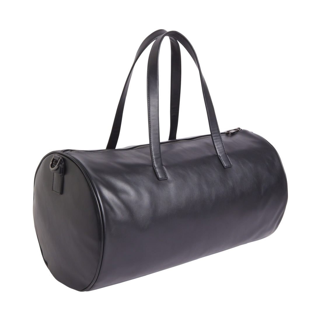 Calvin Klein mens black elevated barrel bag | Vilbury London