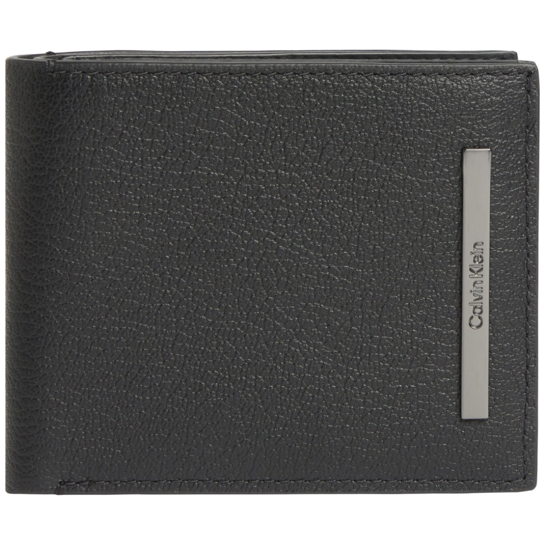 Calvin Klein mens black modern bar 5cc coin wallets | Vilbury London