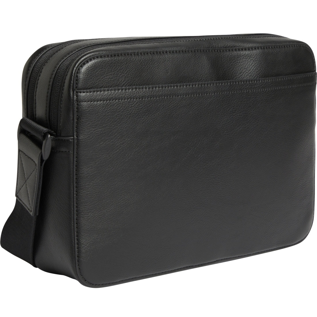 Calvin Klein Jeans mens black tagged camera bag | Vilbury London