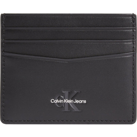 Calvin Klein Jeans mens black monogram soft cardcase | Vilbury London