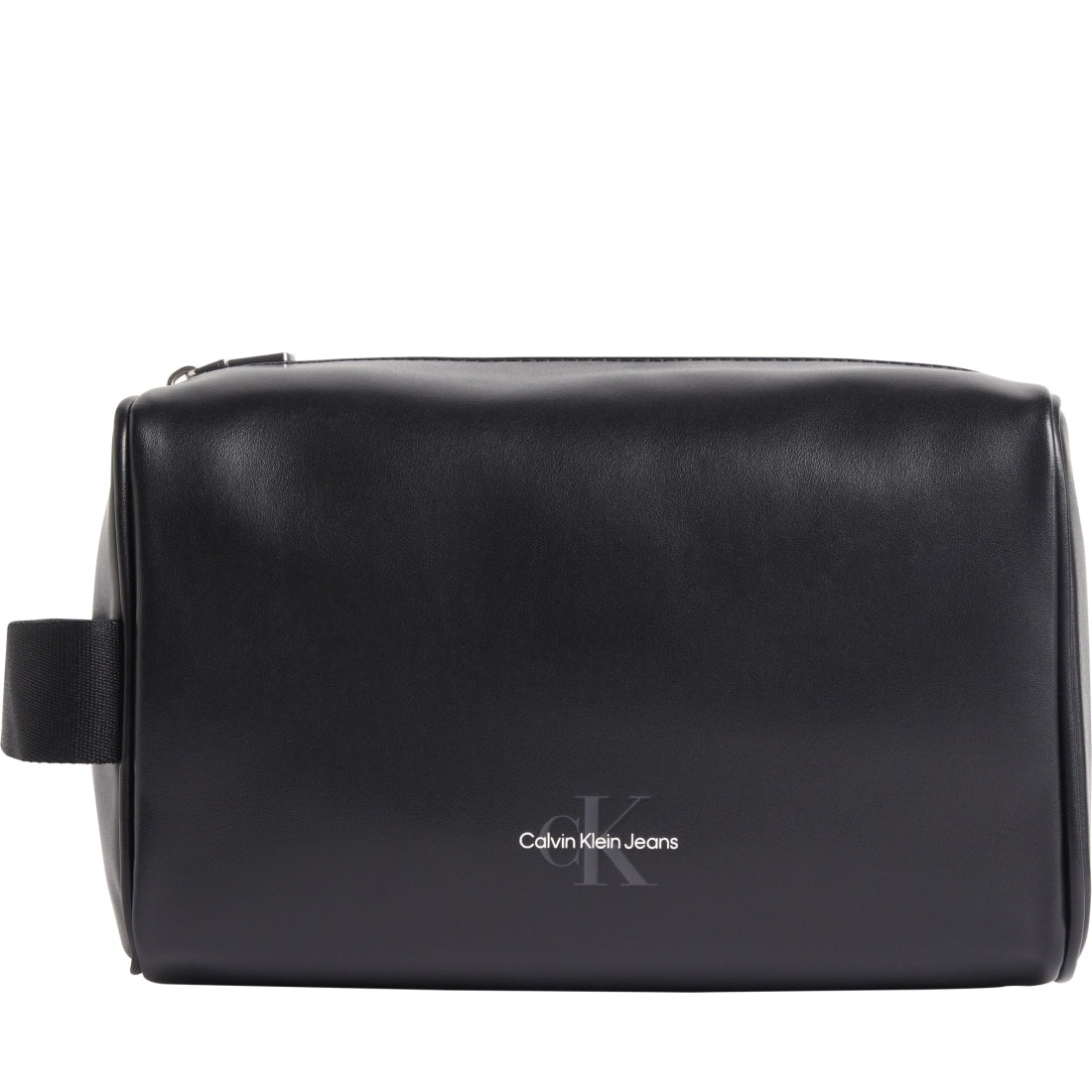 Calvin Klein Jeans mens black monogram soft washbag | Vilbury London