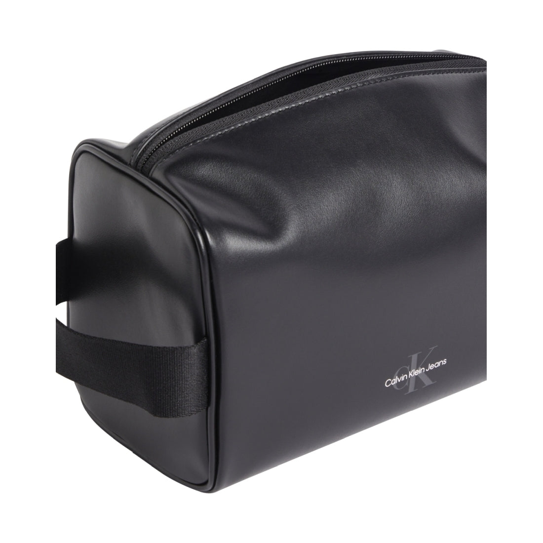 Calvin Klein Jeans mens black monogram soft washbag | Vilbury London