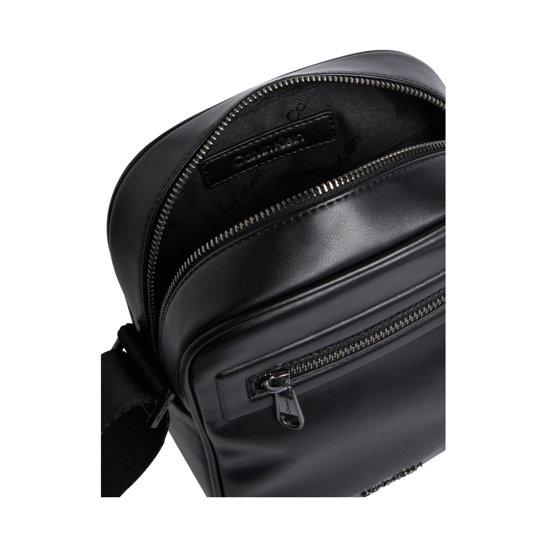 Calvin Klein mens black elevated reporter | Vilbury London