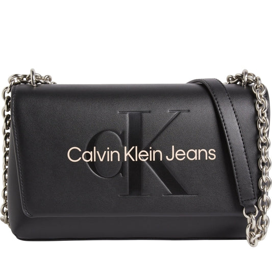Calvin Klein Jeans womens blawith rose sculpted conv mono crossbody | Vilbury London