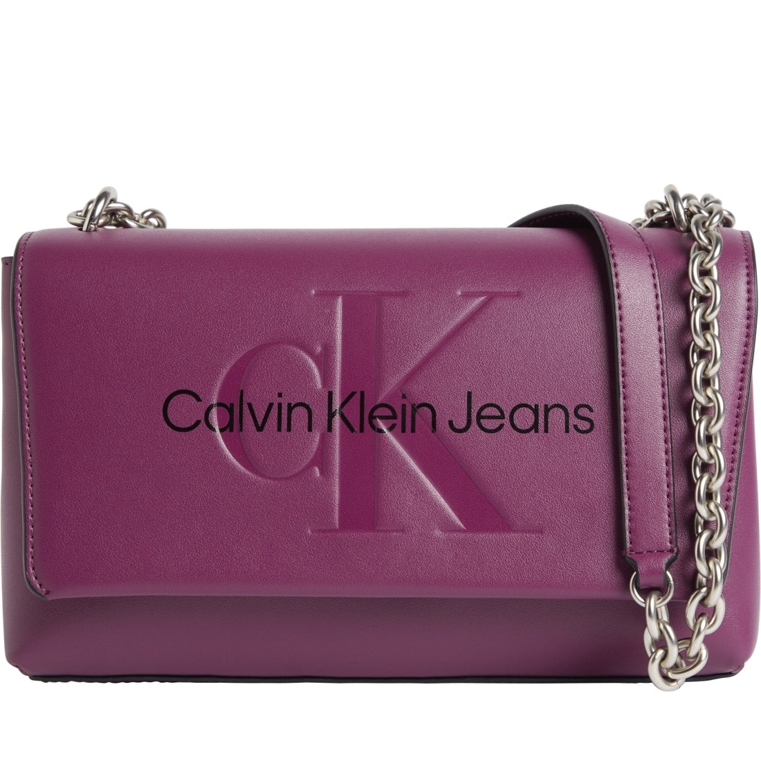 Calvin Klein Jeans womens amaranth sculpted conv mono crossbody | Vilbury London