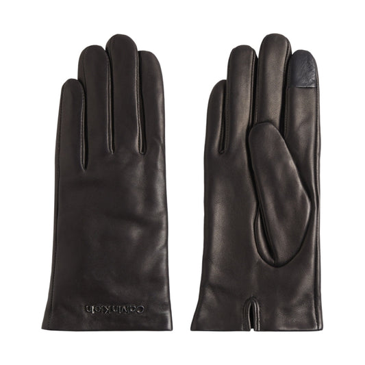 Calvin Klein womens black must gloves | Vilbury London