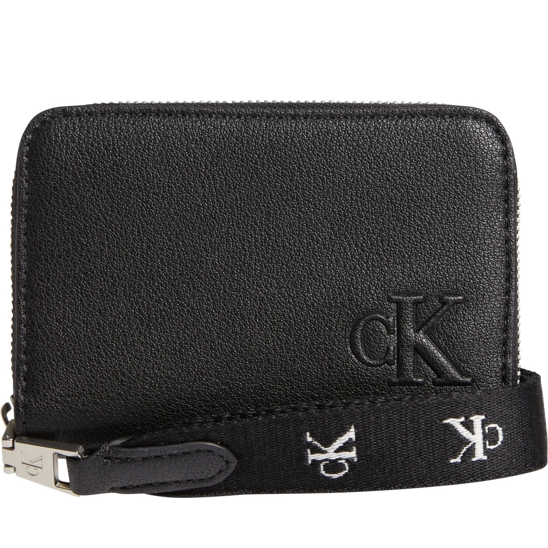 Calvin Klein Jeans womens black ultralight wristlet wallets | Vilbury London