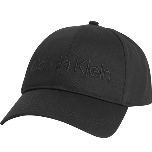 Calvin Klein womens black must minimum logo cap | Vilbury London