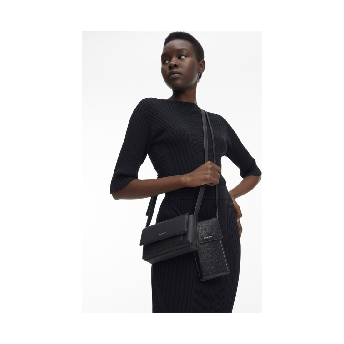 Calvin Klein womens black must mini bag | Vilbury London