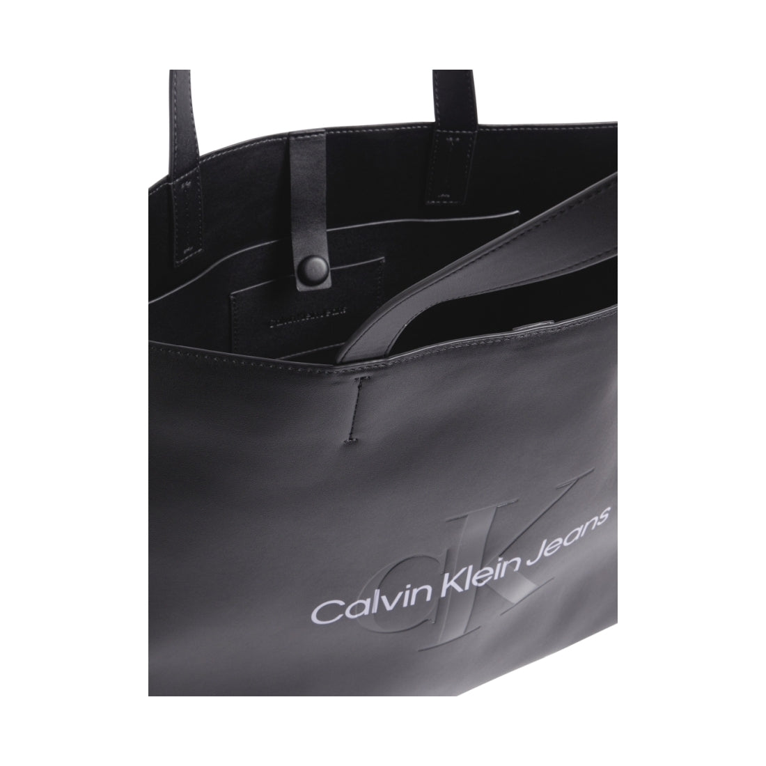 Calvin Klein Jeans womens fashion black sculpted slim tote mono | Vilbury London