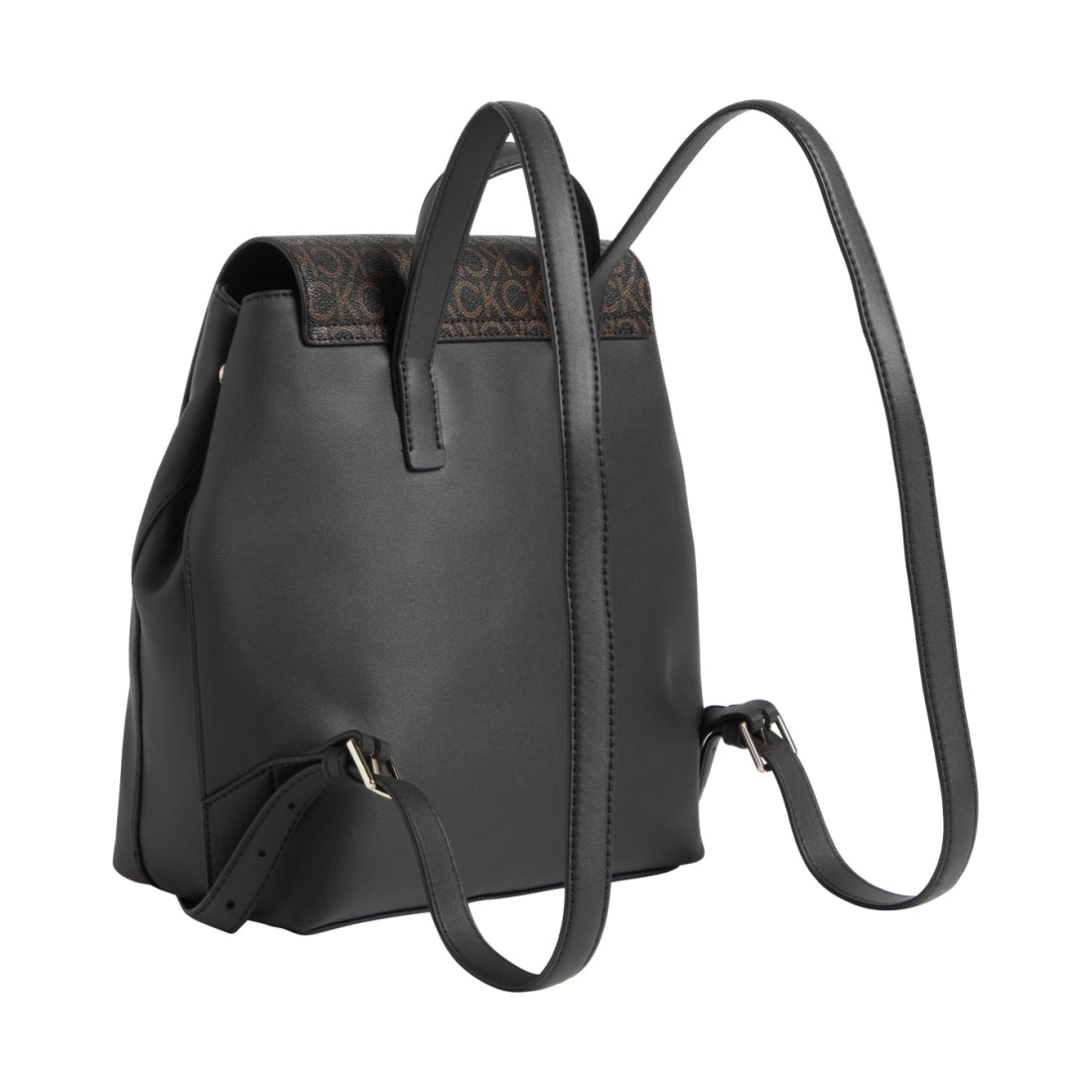 Calvin Klein womens brown mono must campus backpack | Vilbury London