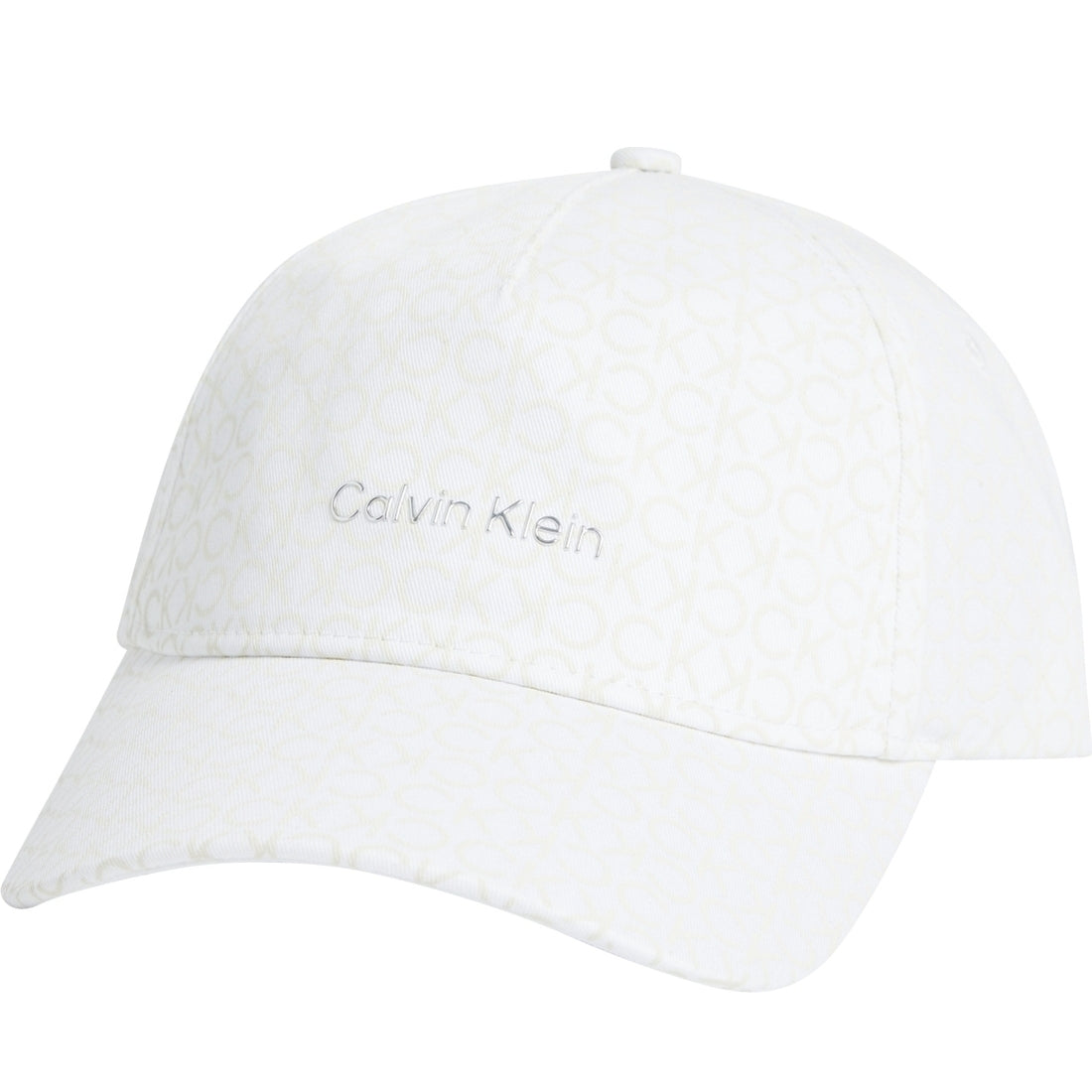 Calvin Klein womens marshmallow mono must monogram cap | Vilbury London