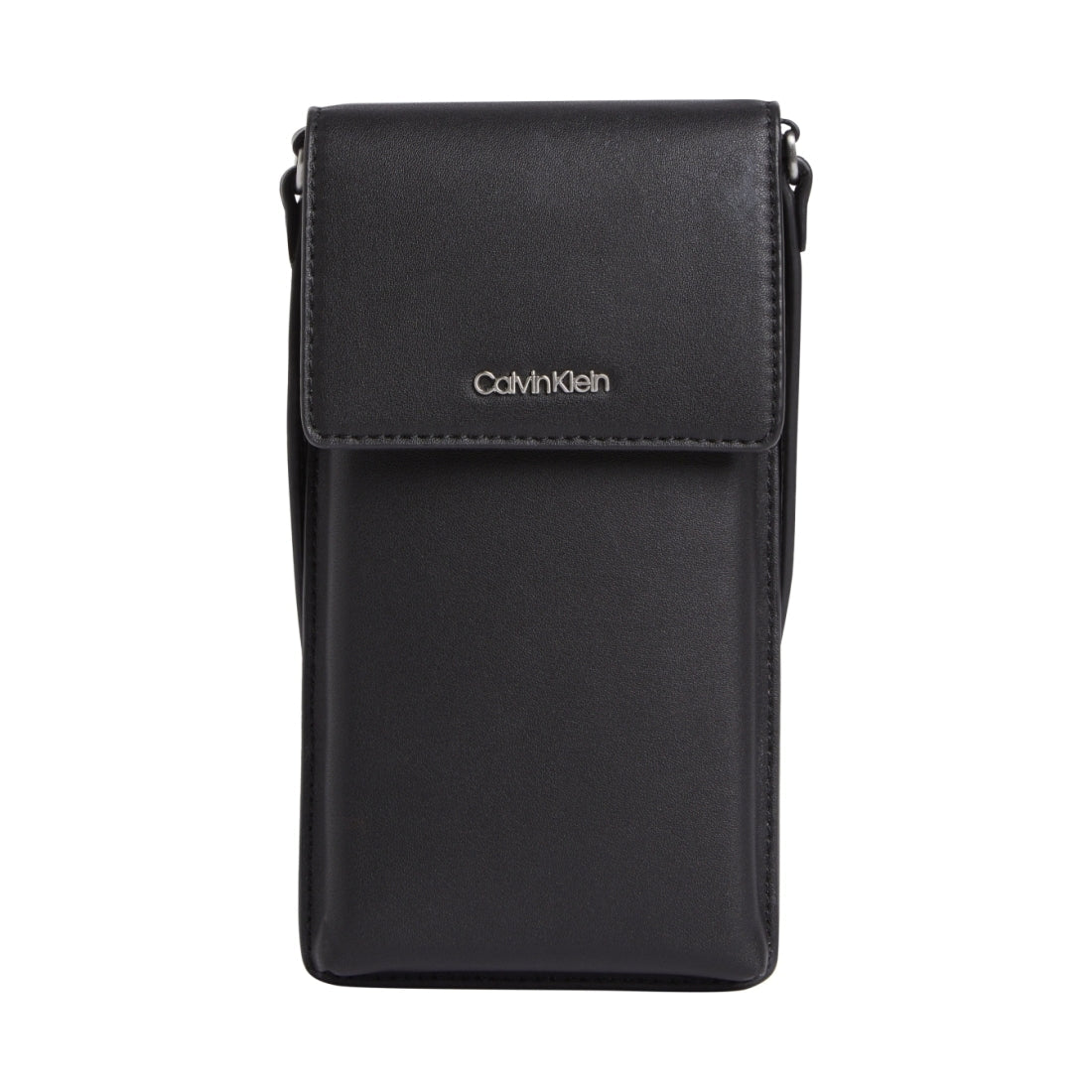 Calvin Klein womens black must phone pouch | Vilbury London