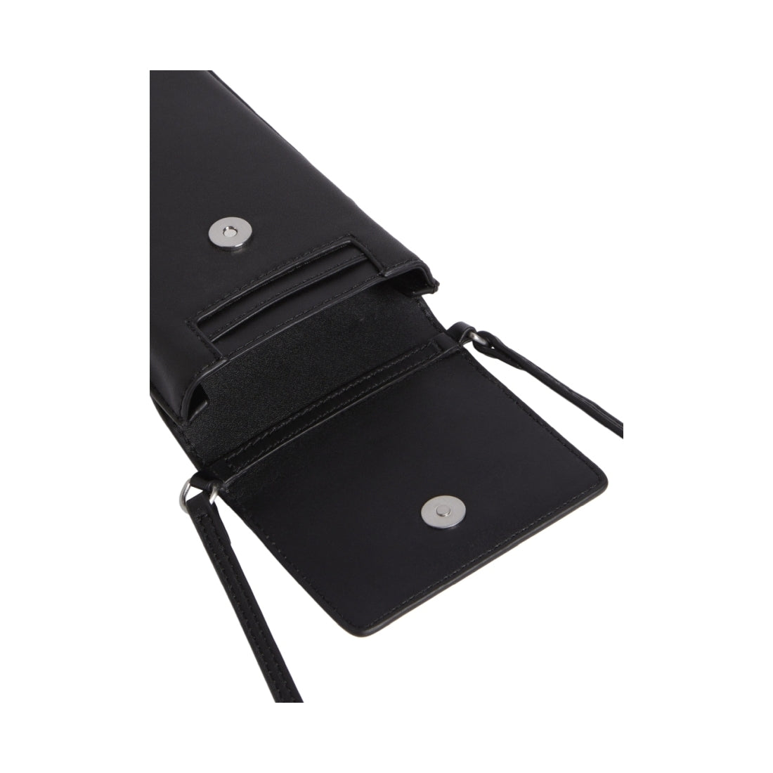 Calvin Klein womens black must phone pouch | Vilbury London