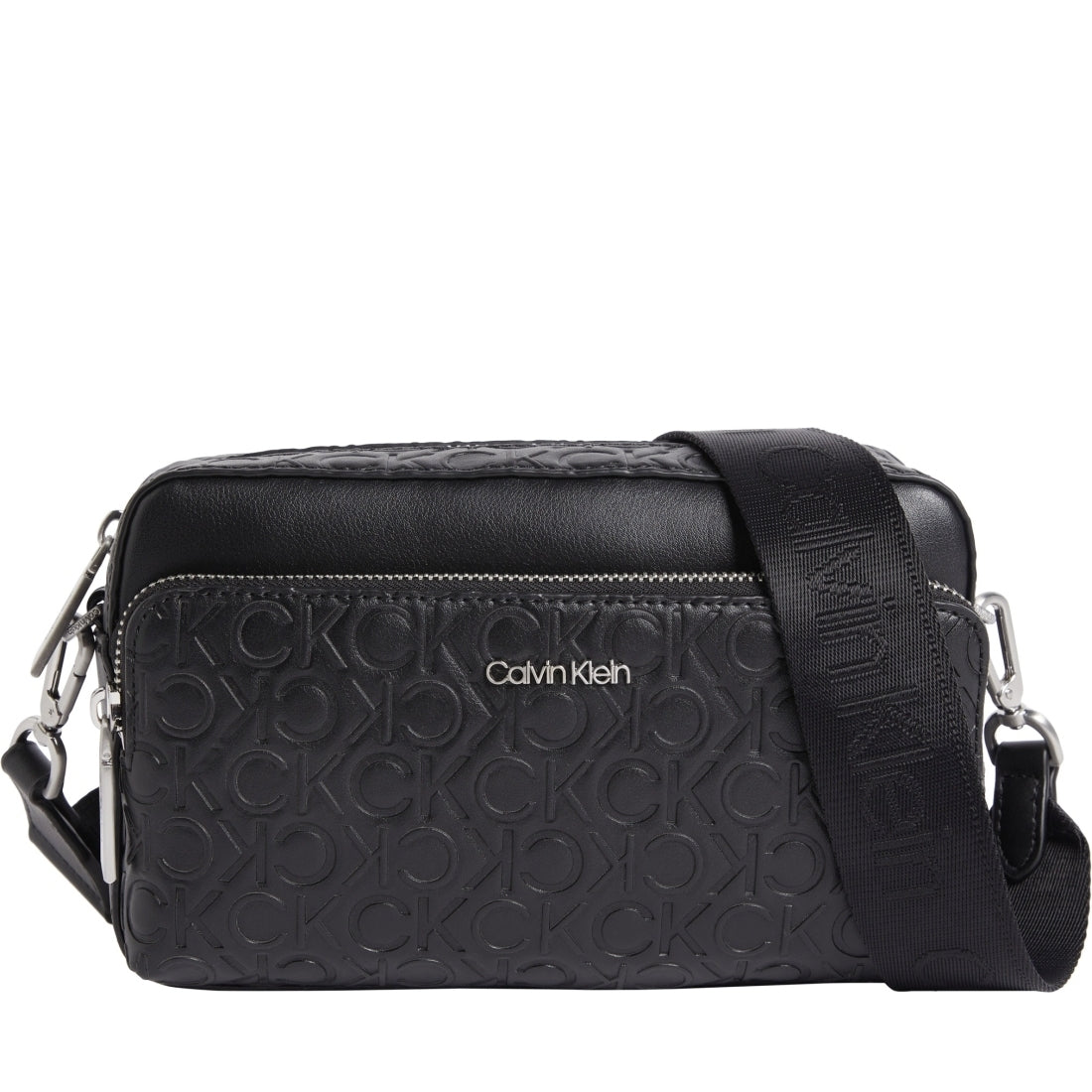 Calvin Klein womens black must camera bag | Vilbury London