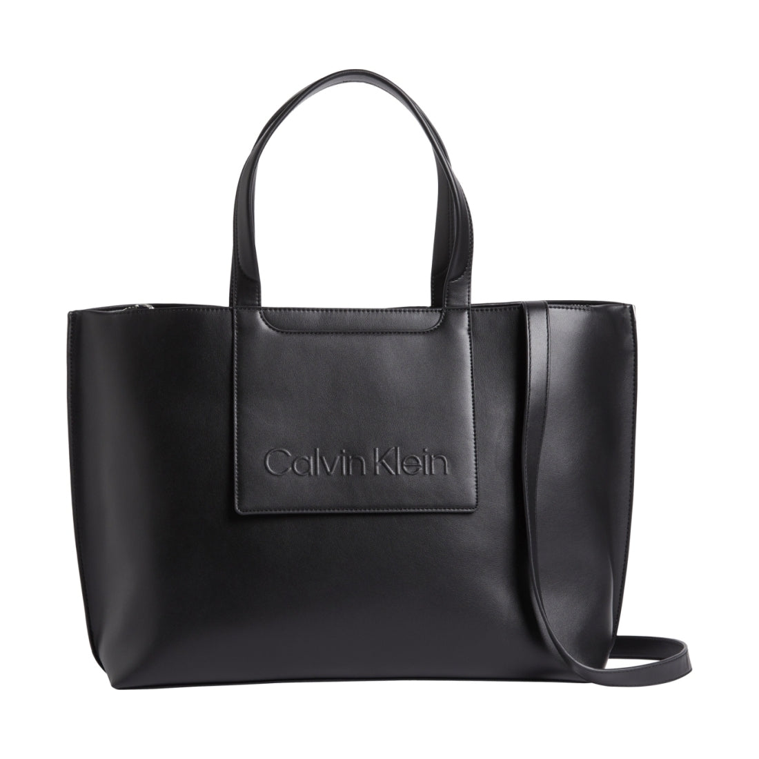 Calvin Klein womens black set shopper large | Vilbury London