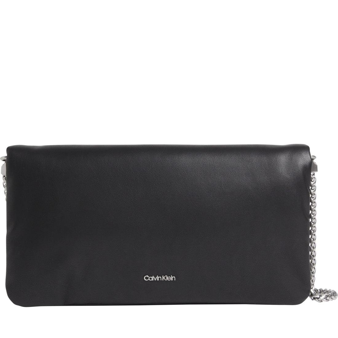 Calvin Klein womens black puffed crossbody | Vilbury London