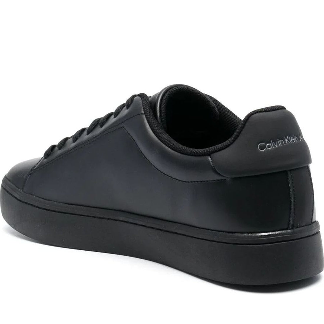 Calvin Klein Jeans mens triple black classic cupsole sport shoe | Vilbury London