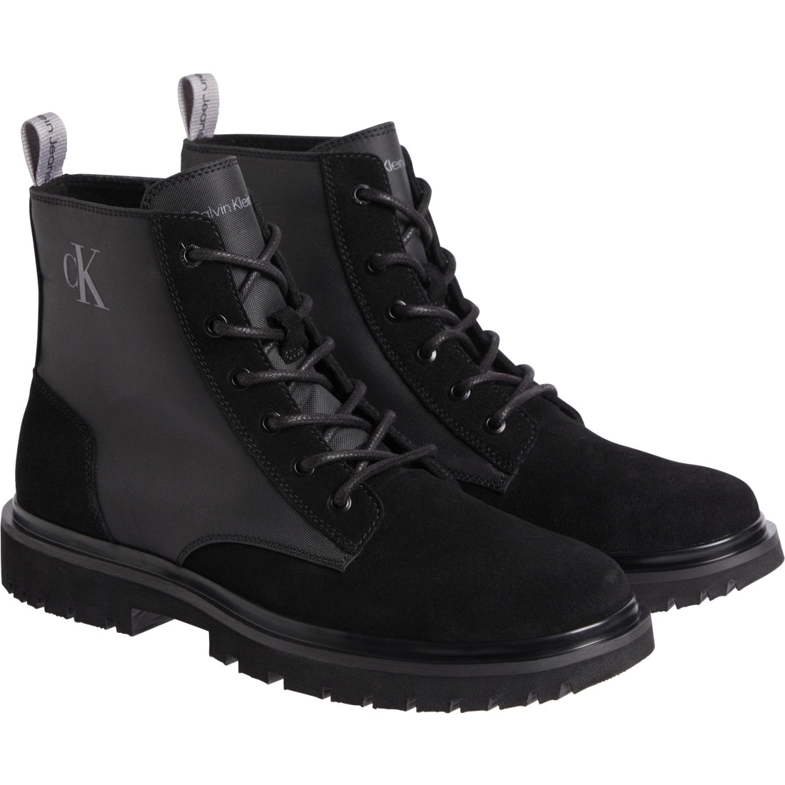 Calvin Klein Jeans mens black, stormfront eva laceup boot hiking | Vilbury London