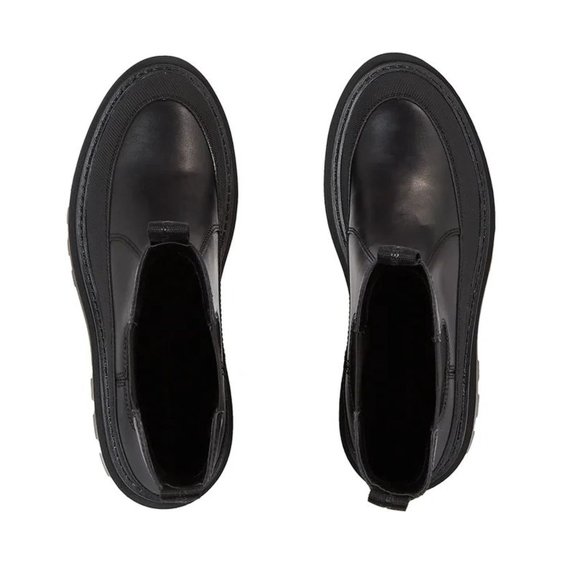 Calvin Klein Jeans womens triple black flatform chelsea boot | Vilbury London