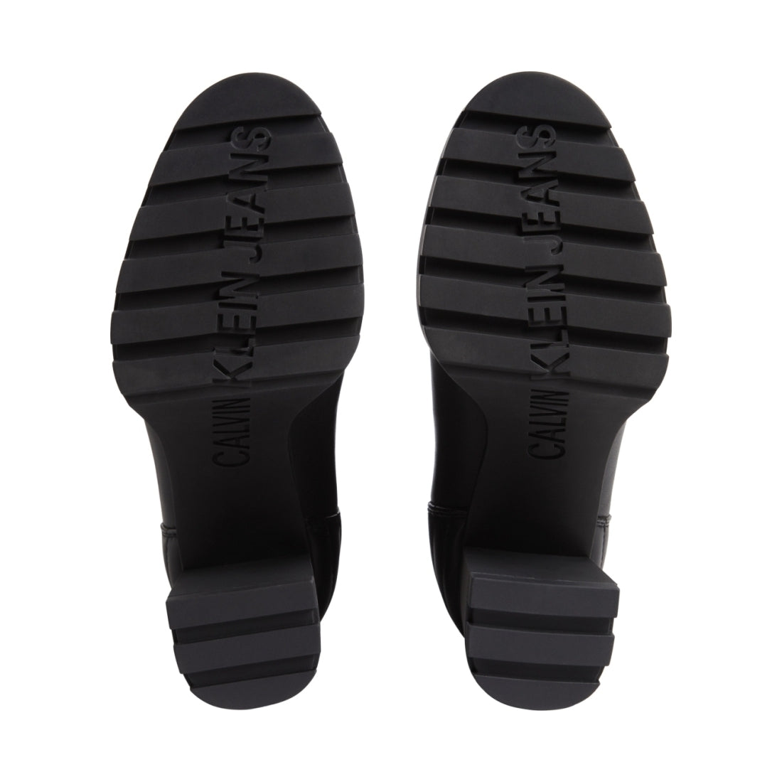 Calvin Klein Jeans womens triple black platform chelsea boot | Vilbury London