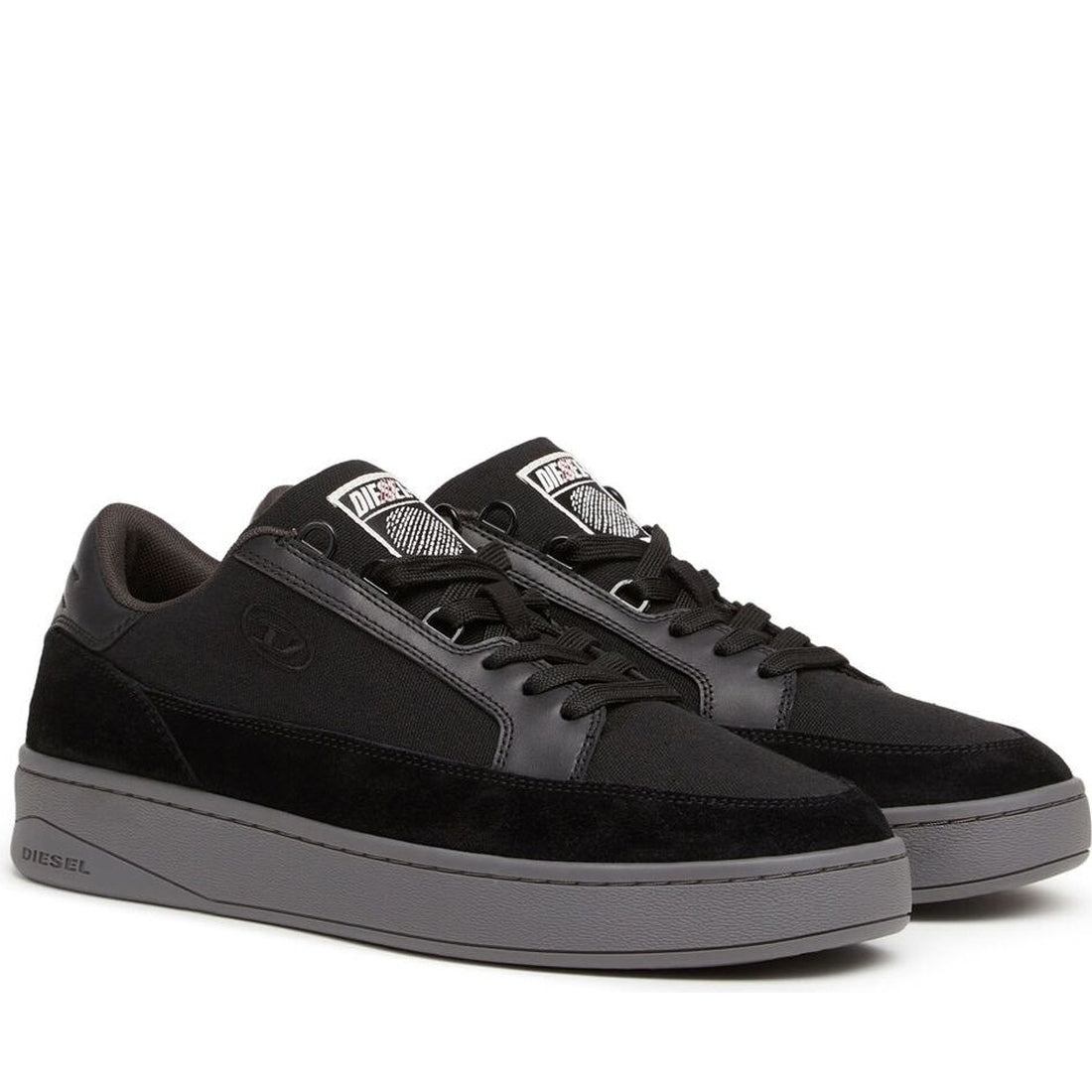 Diesel mens grey sinna sneakers | Vilbury London