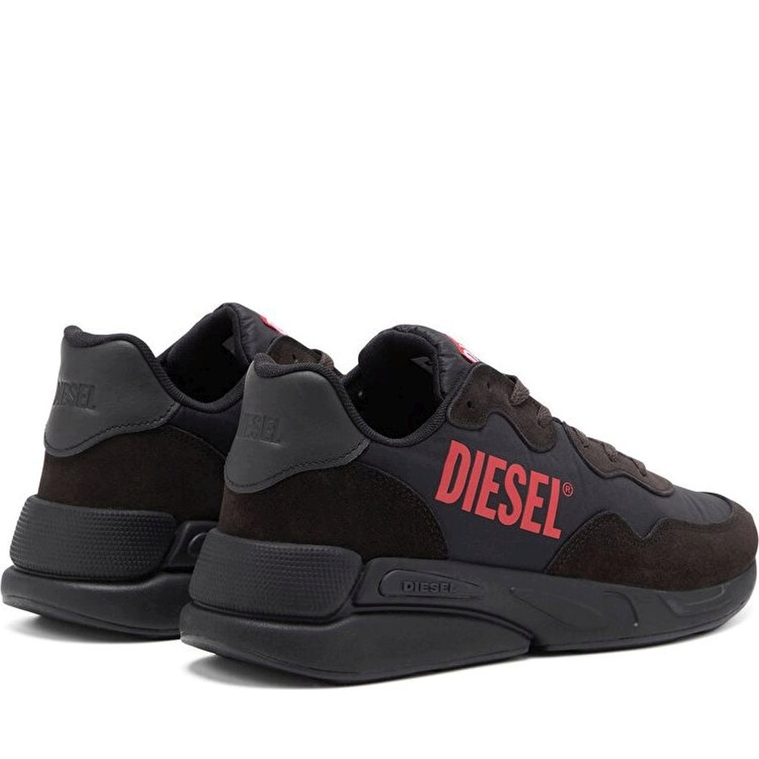 Diesel mens black serendipit sneakers | Vilbury London