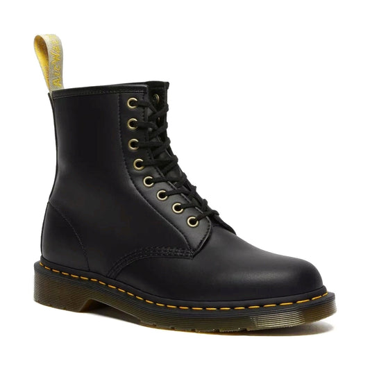 Dr. Martens unisex adults black vegan 1460 felix booties | Vilbury London