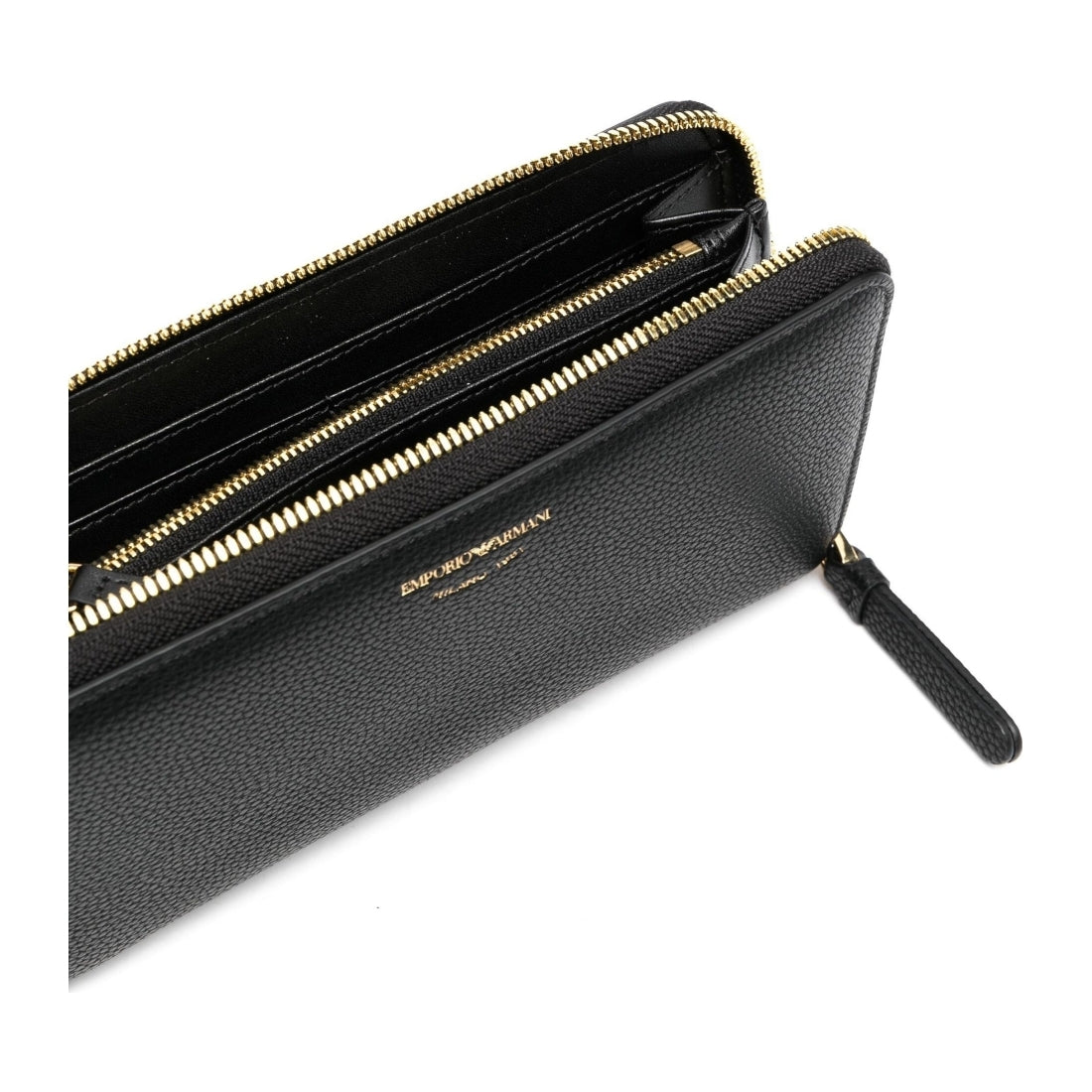 Emporio Armani womens nero casual wallet | Vilbury London