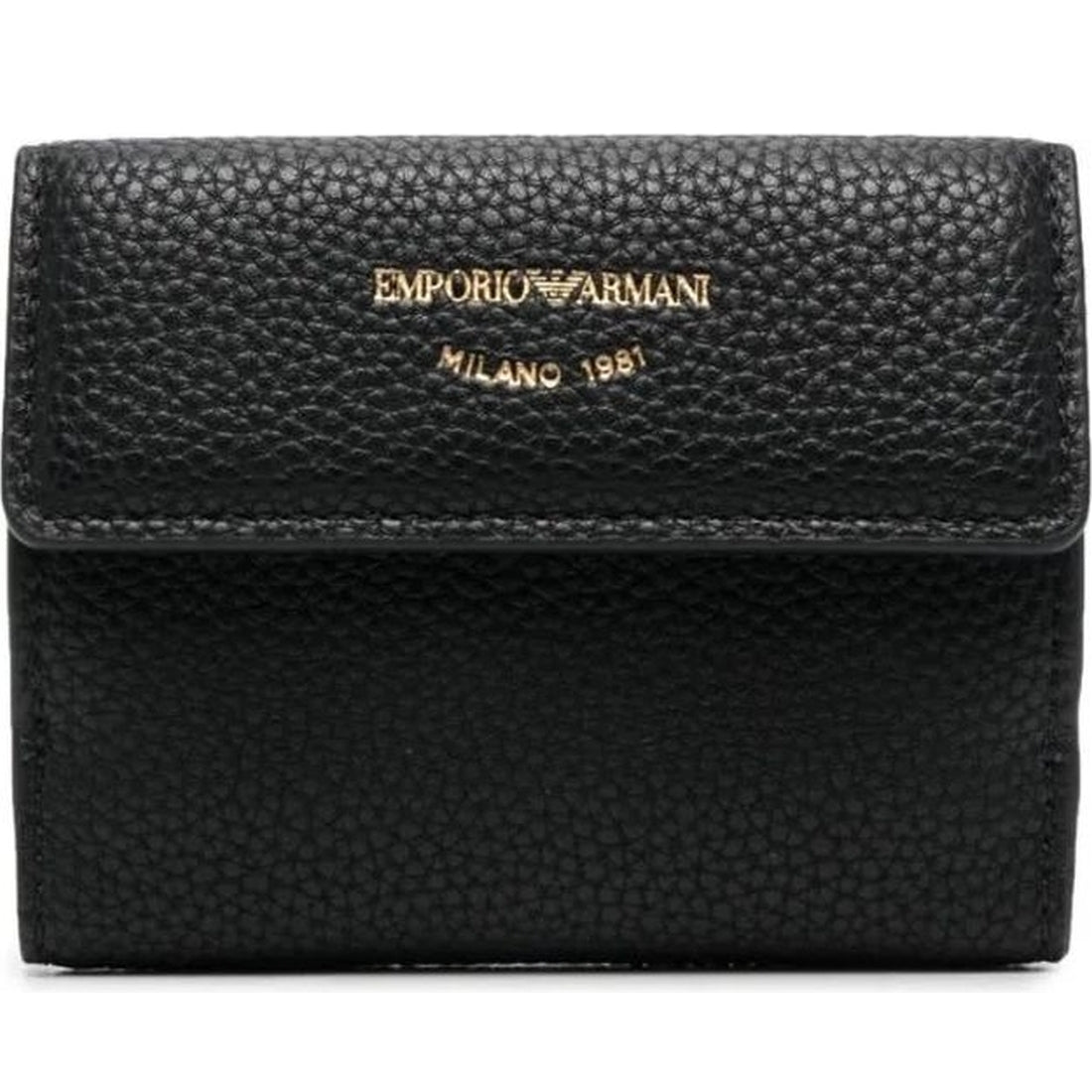 Emporio Armani womens nero casual wallet | Vilbury London