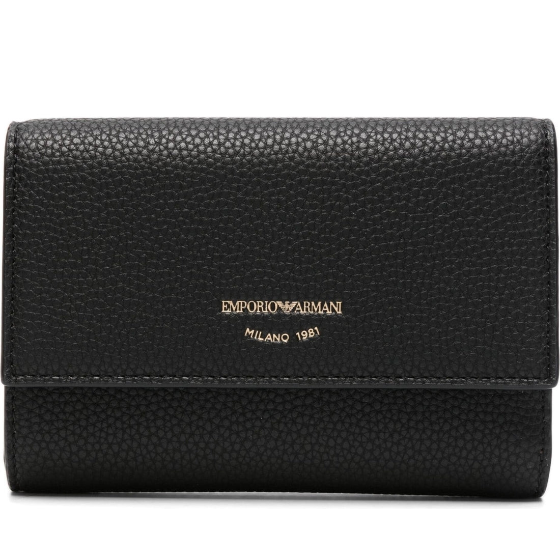 Emporio Armani womens nero casual wallet | Vilbury London