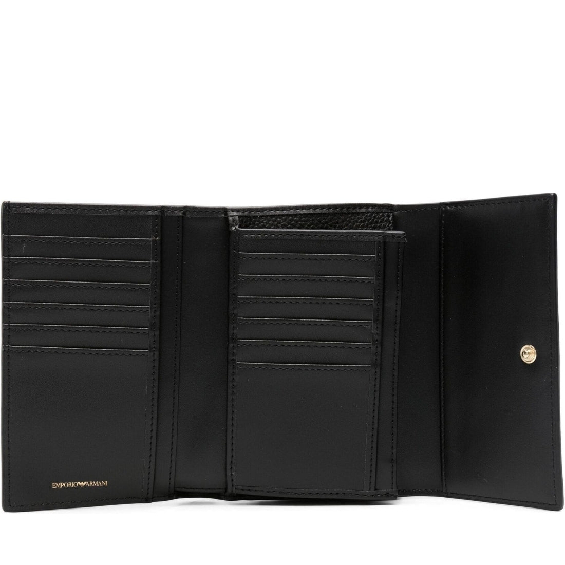 Emporio Armani womens nero casual wallet | Vilbury London