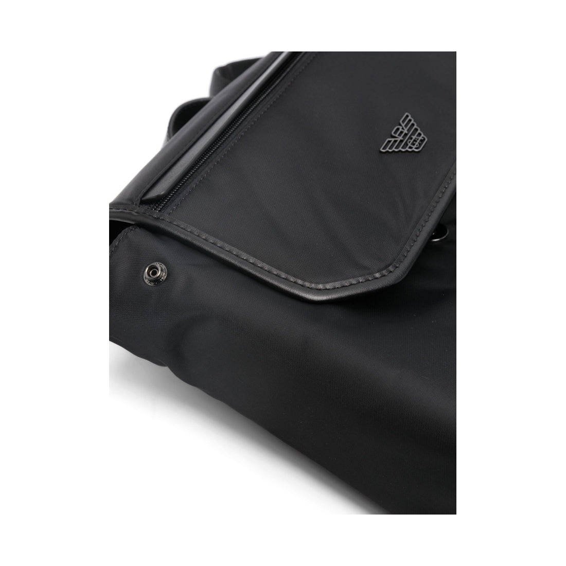 Emporio Armani mens nero casual backpack | Vilbury London
